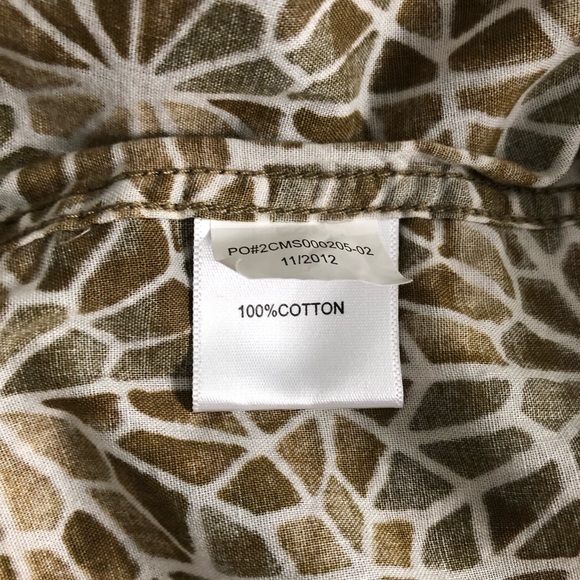 Vintage Red Psychedelic Brown Shirt Medium - Picture 7 of 7